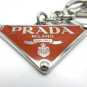 Amazon | [Prada] [プラダ] キーリング チャーム メタル