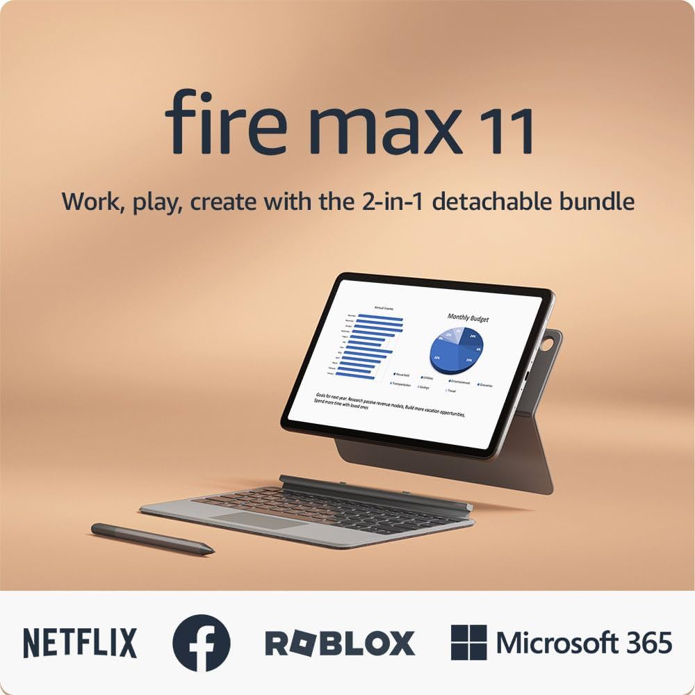 Amazon.com: Amazon Fire Max 11 tablet productivity bundle with