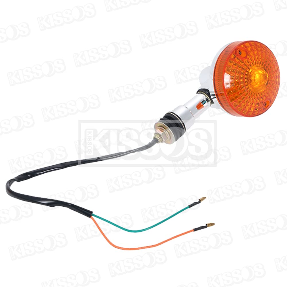 Amazon | GS ウインカー 汎用 バイク ストリート アメリカン オレンジ