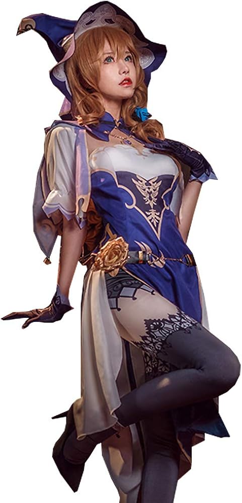 Amazon.co.jp: UwowoCos 原神 Genshin Impact リサ Lisa 魔女服 制服