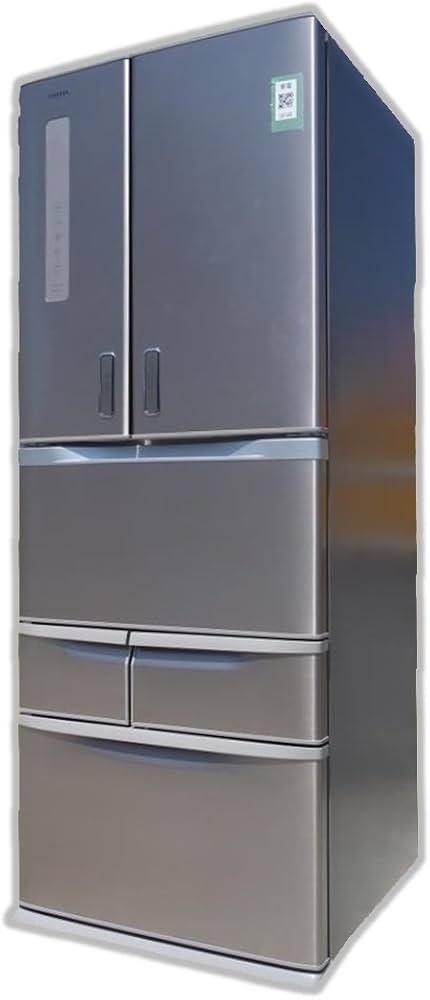 Amazon.co.jp: Toshiba 481L 6-Door Refrigerator (Redish Gold