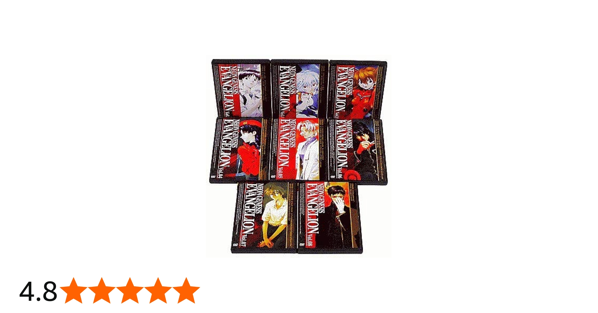 Amazon.co.jp: NEON GENESIS EVANGELION 全8巻セット [マーケット