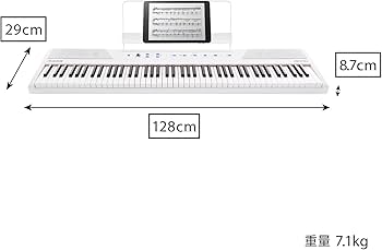 Amazon | Alesis 電子ピアノ 88鍵盤 初心者向け電子ピアノ スピーカー