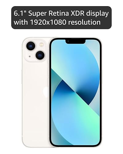 Amazon.com: Apple iPhone 13, 128GB, Starlight - AT&T (Renewed