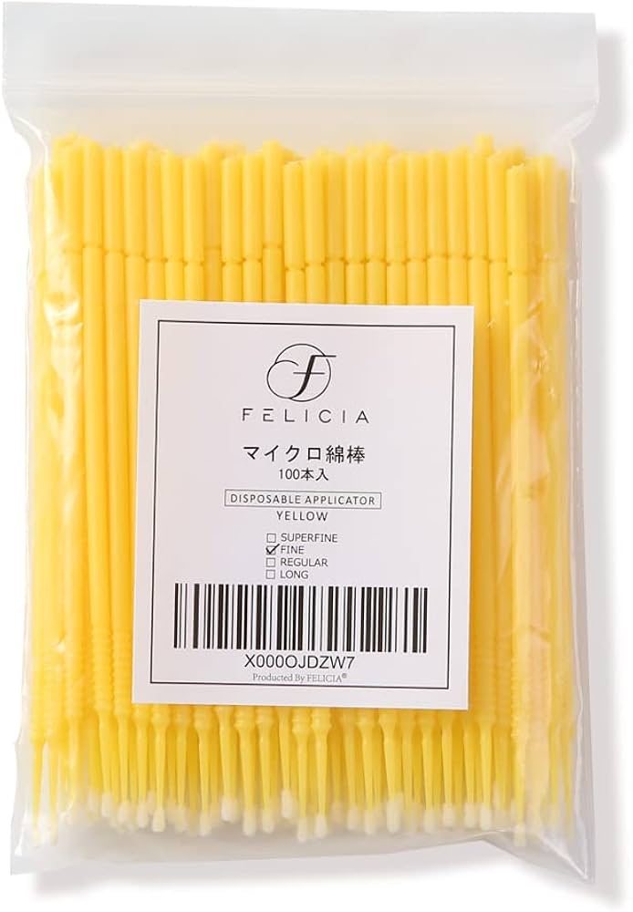 Amazon.co.jp: PLATINA LASH FELICIA マイクロ綿棒 100本 マイクロ