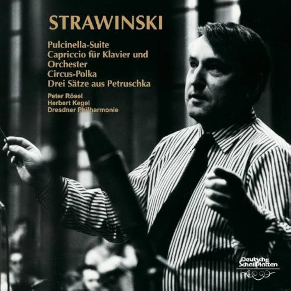 ストラヴィンスキー:バレエ組曲「プルチネルラ」、ピアノと管弦楽の