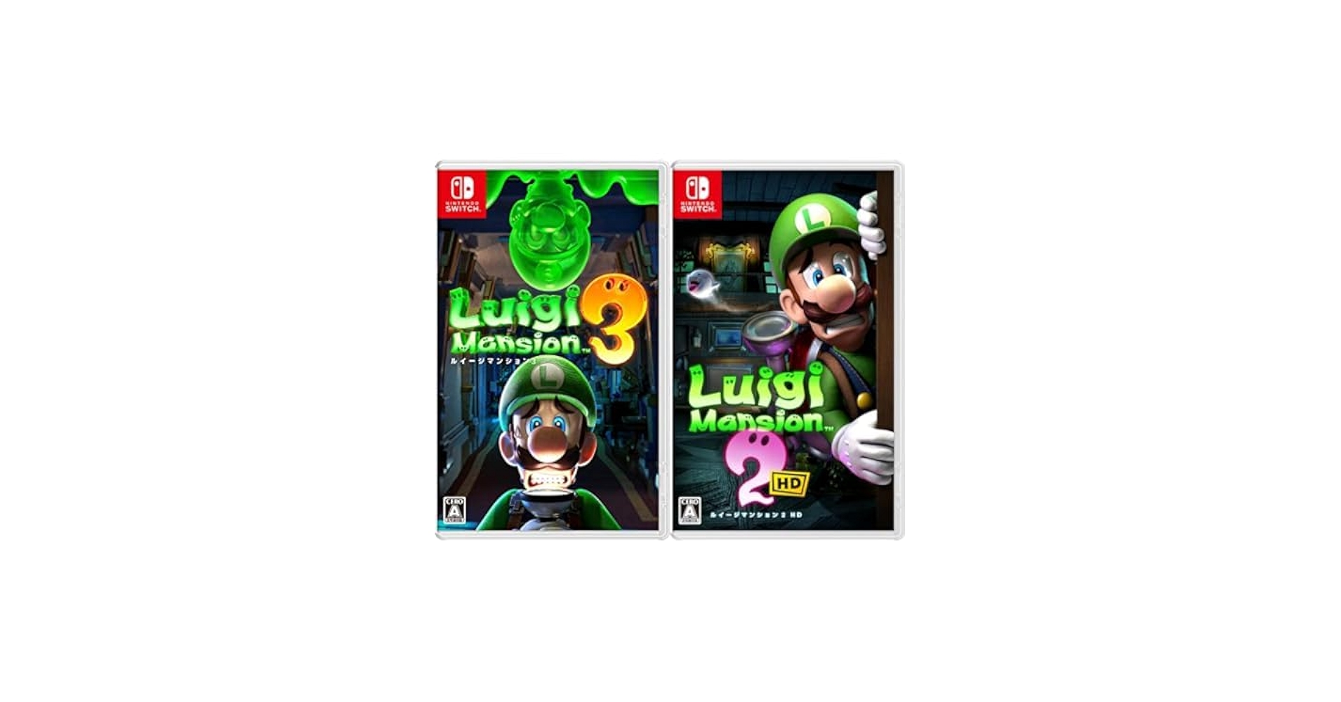 Amazon.co.jp: ルイージマンション3 -Switch ＋ ルイージマンション2