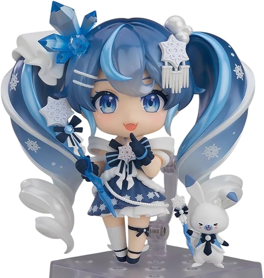 Amazon | ねんどろいど 雪ミク Crystal Snow Ver. | フィギュア