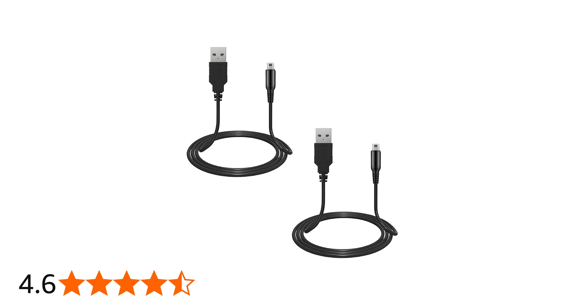 Amazon.co.jp: DELUXEFOX 3DS 充電器 3DS 充電ケーブル (2本セット