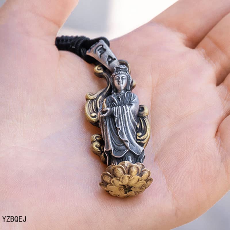 Amazon｜観音像【観音菩薩像】ペンダント ネックレス お守り御本尊