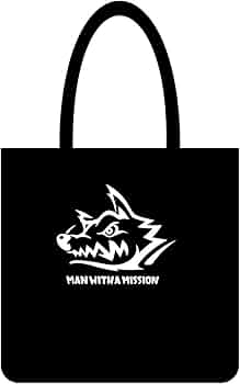 Amazon.co.jp: MAN WITH A MISSION トートバッグ 白 : ファッション