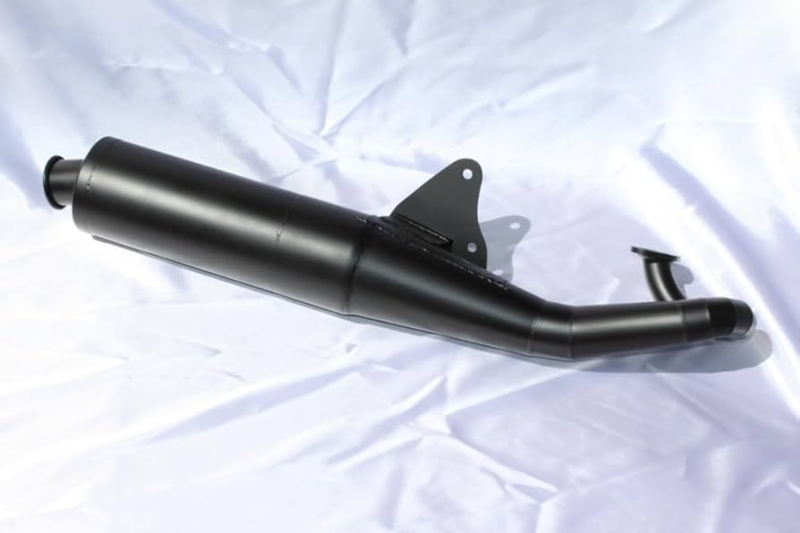 Amazon.co.jp: rb-works製アドレスV100スポーツマフラーブラック（消音