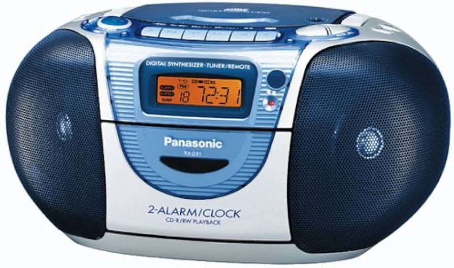 Amazon.co.jp: Panasonic RX-DX1-A CDラジオカセット (ブルー) : 家電
