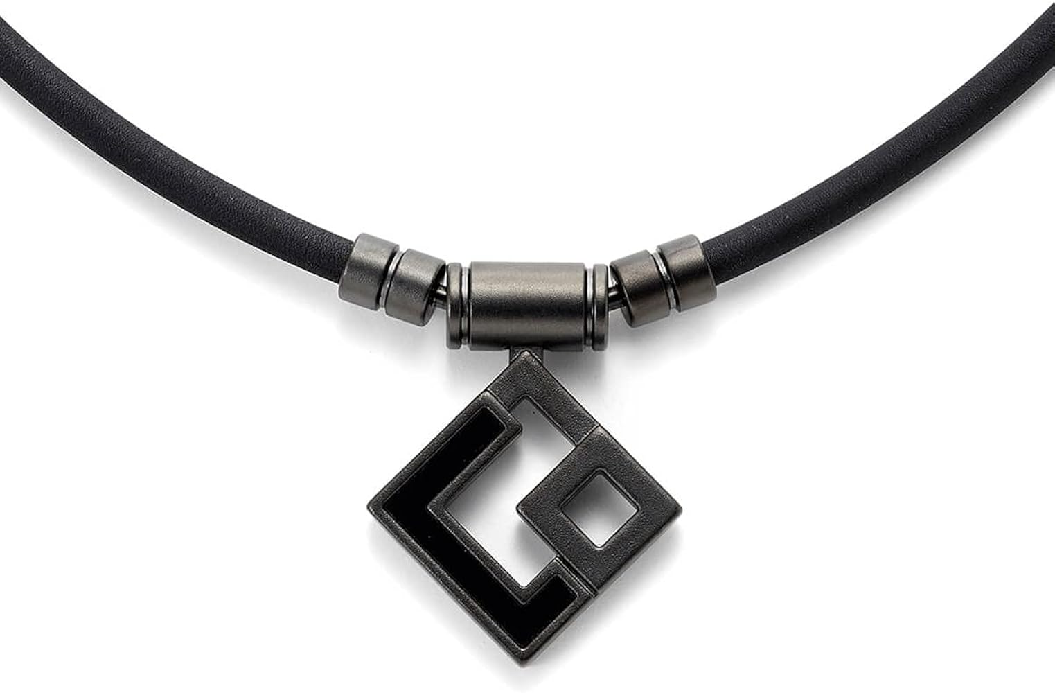 Amazon.co.jp: [コラントッテ] 磁気ネックレス TAO AURA マットブラック 3L