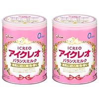 Amazon.co.jp: アイクレオ バランスミルク 800g×2缶 江崎グリコ
