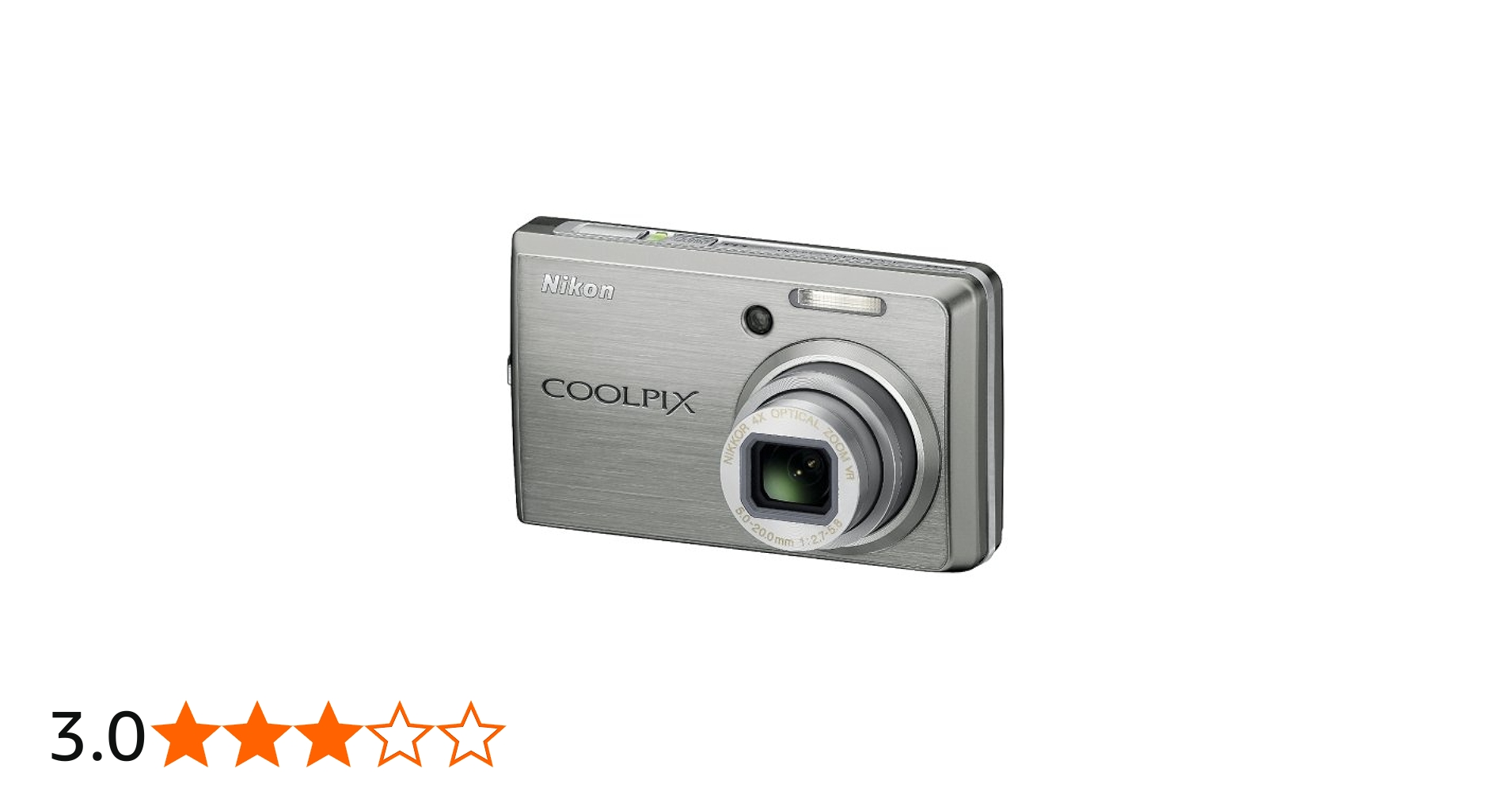Amazon.co.jp: Nikon COOLPIX S600 Digital Camera, Titanium Silver