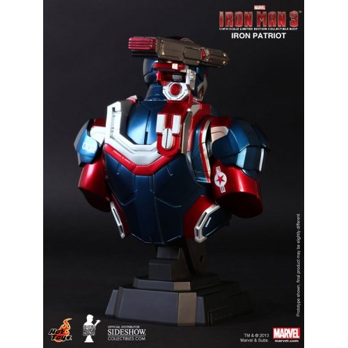 Amazon.co.jp: ホットトイズ・バスト アイアンマン3 1/4スケールバスト