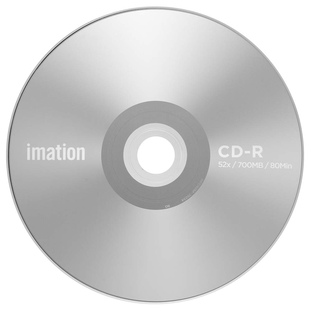 Amazon.com: 100 Pack Imation CD-R 52X 700MB/80Min Branded Logo