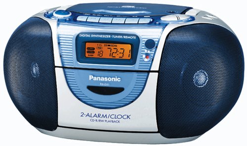 Amazon.co.jp: Panasonic RX-DX1-A CDラジオカセット (ブルー) : 家電