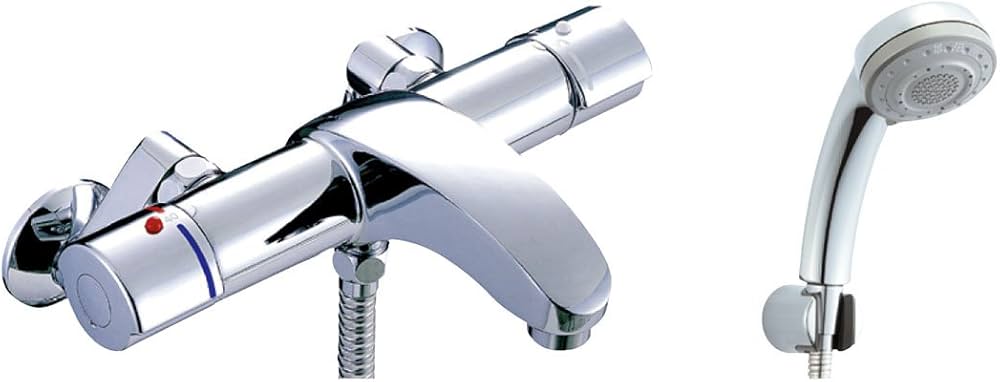 Amazon | LIXIL(リクシル)INAX サーモスタット付シャワーバス水栓