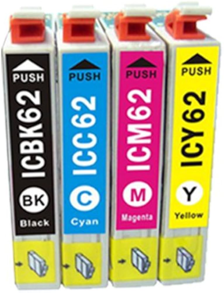 Amazon.co.jp: インク 【互換インク】 エプソン EPSON IC4CL62 4色