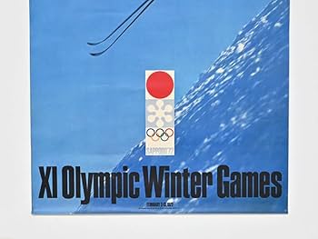 Amazon.co.jp: 亀倉雄策 オリジナル 1972年 札幌オリンピック冬季大会
