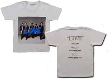 Amazon.co.jp: Johnny&Associates. 嵐 Love グッズ Tシャツ ARASHI