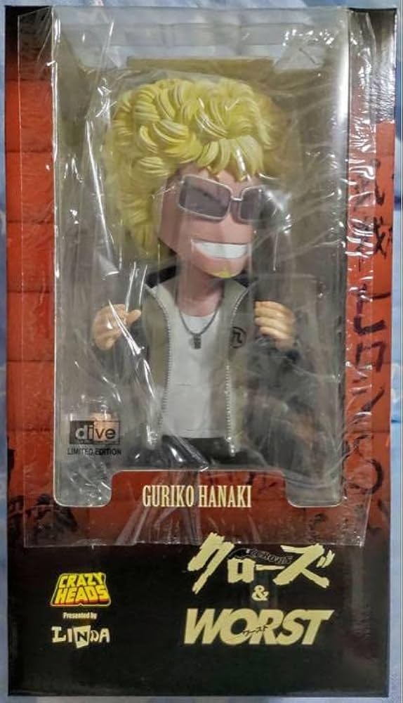 Amazon | クローズWORST CRAZY HEADS 花木九里虎 フィギュア dive