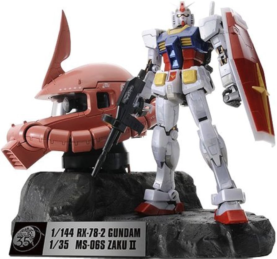 Amazon | 機動戦士ガンダム35th ガンダム & シャア専用ザクヘッド