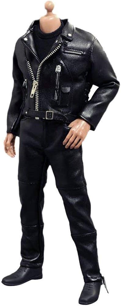Amazon | ZYTOYS 1/6フィギュア 男性 PU コート ジャケット シューズ