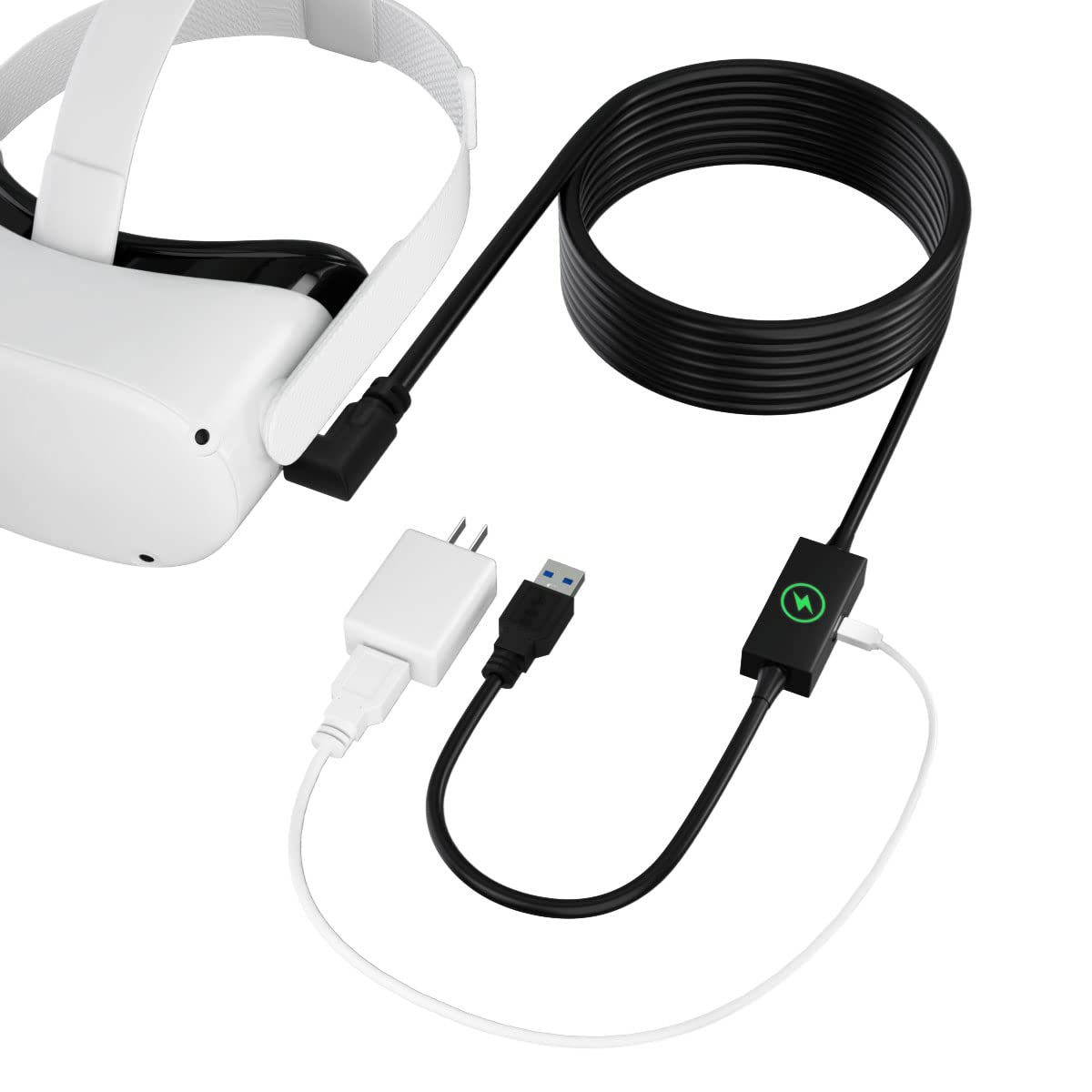 VR Link Cable 16FT Compatible with Meta/Oculus Quest 3S/Quest 3