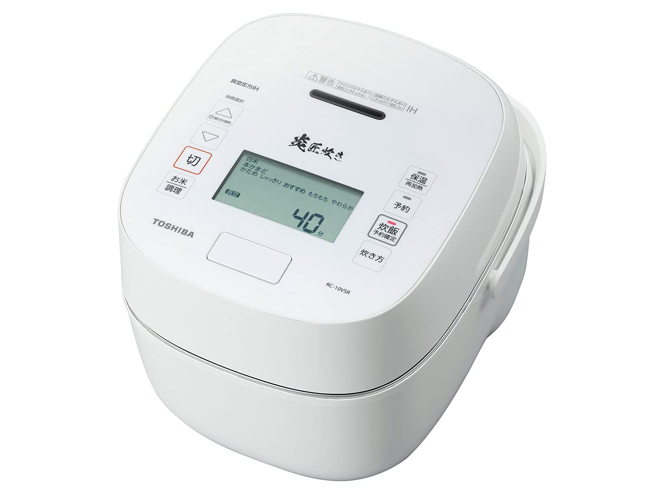 Amazon | 東芝 真空圧力IHジャー炊飯器（5.5合炊き）ホワイトTOSHIBA