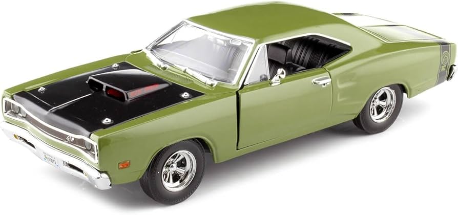Amazon.com: Motormax 1969 Dodge Coronet Super Bee, Green 73315AC