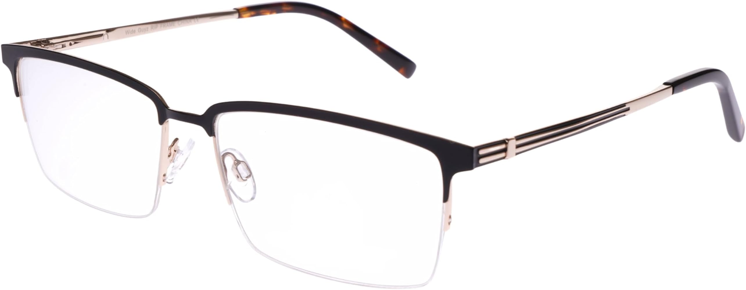 XPL Wide Guyz Black & Gold RIP Eyeglasses, 60/17/150, for The