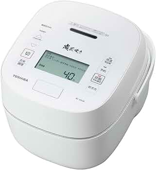 Amazon | 東芝 真空圧力IHジャー炊飯器（5.5合炊き）ホワイトTOSHIBA