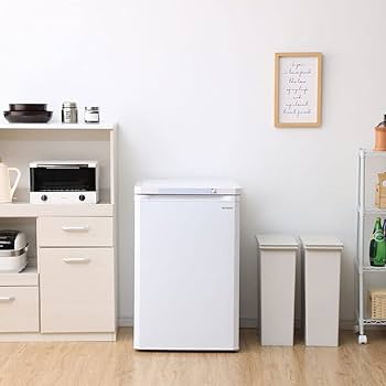 Amazon | アイリスオーヤマ 冷凍庫85L KUSD-9A-W ホワイト | アイリス
