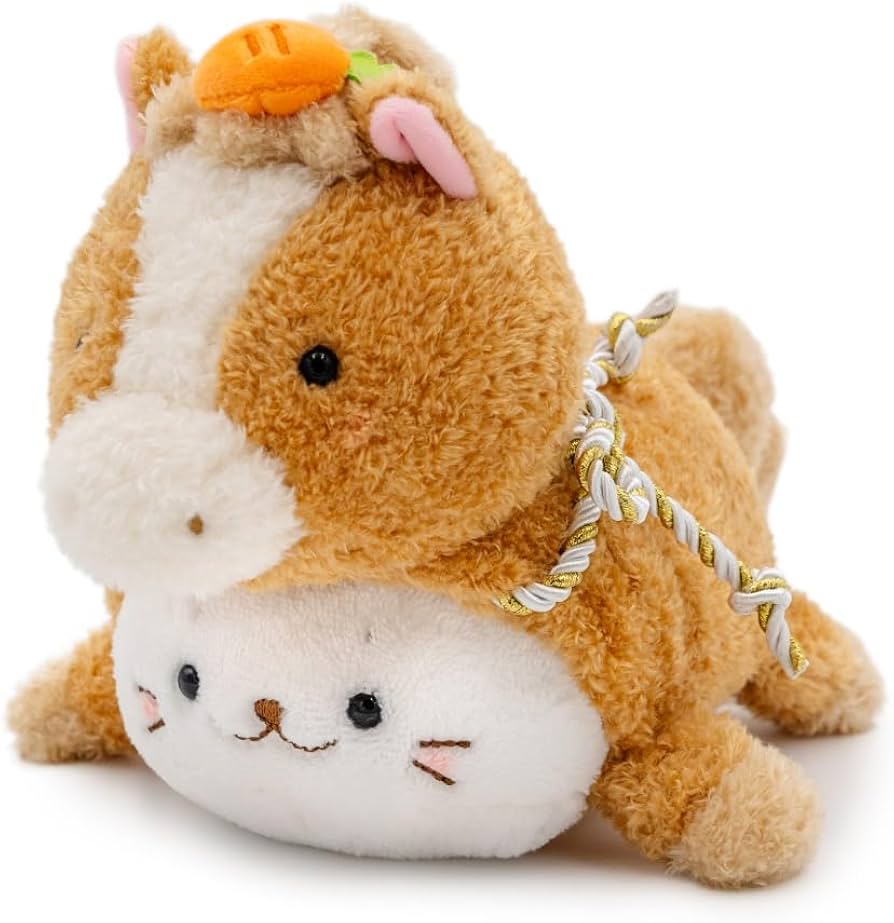 Amazon.co.jp: しろたん 干支 午年マスコット 単品 [茶] マザー