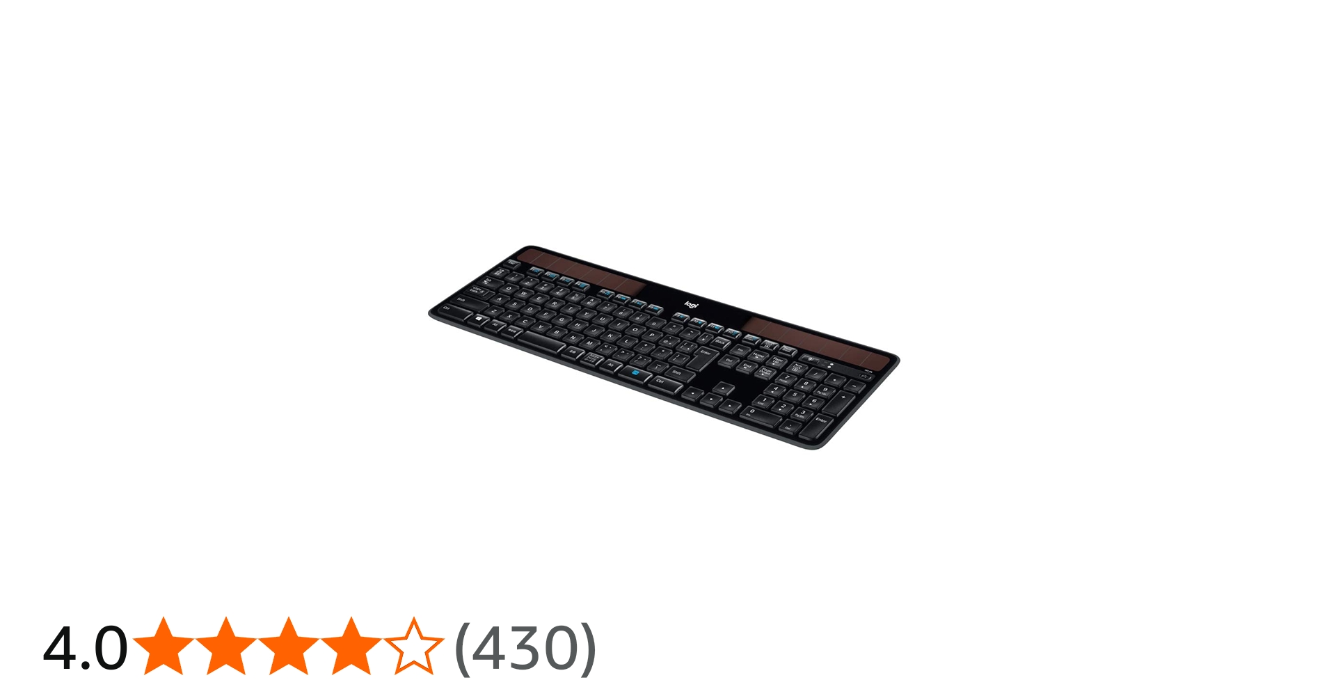 Amazon.co.jp: ロジクール ワイヤレス ソーラー キーボード K750r 超薄