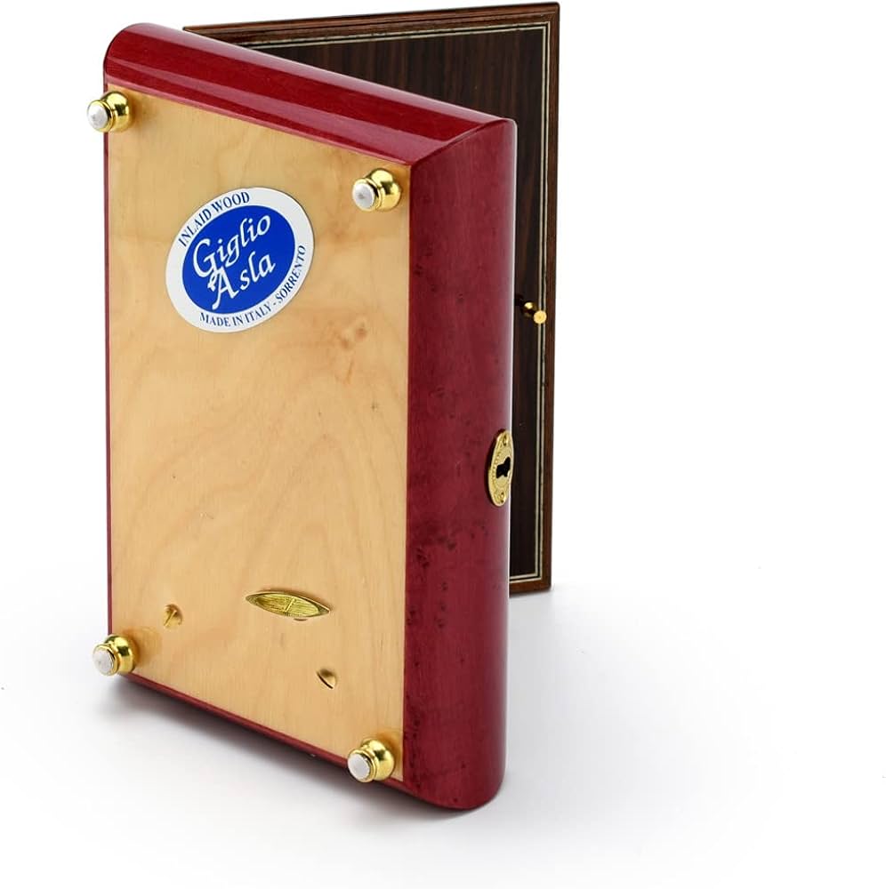 Amazon｜美しい30音符 赤ワインフローラルインレー オルゴール