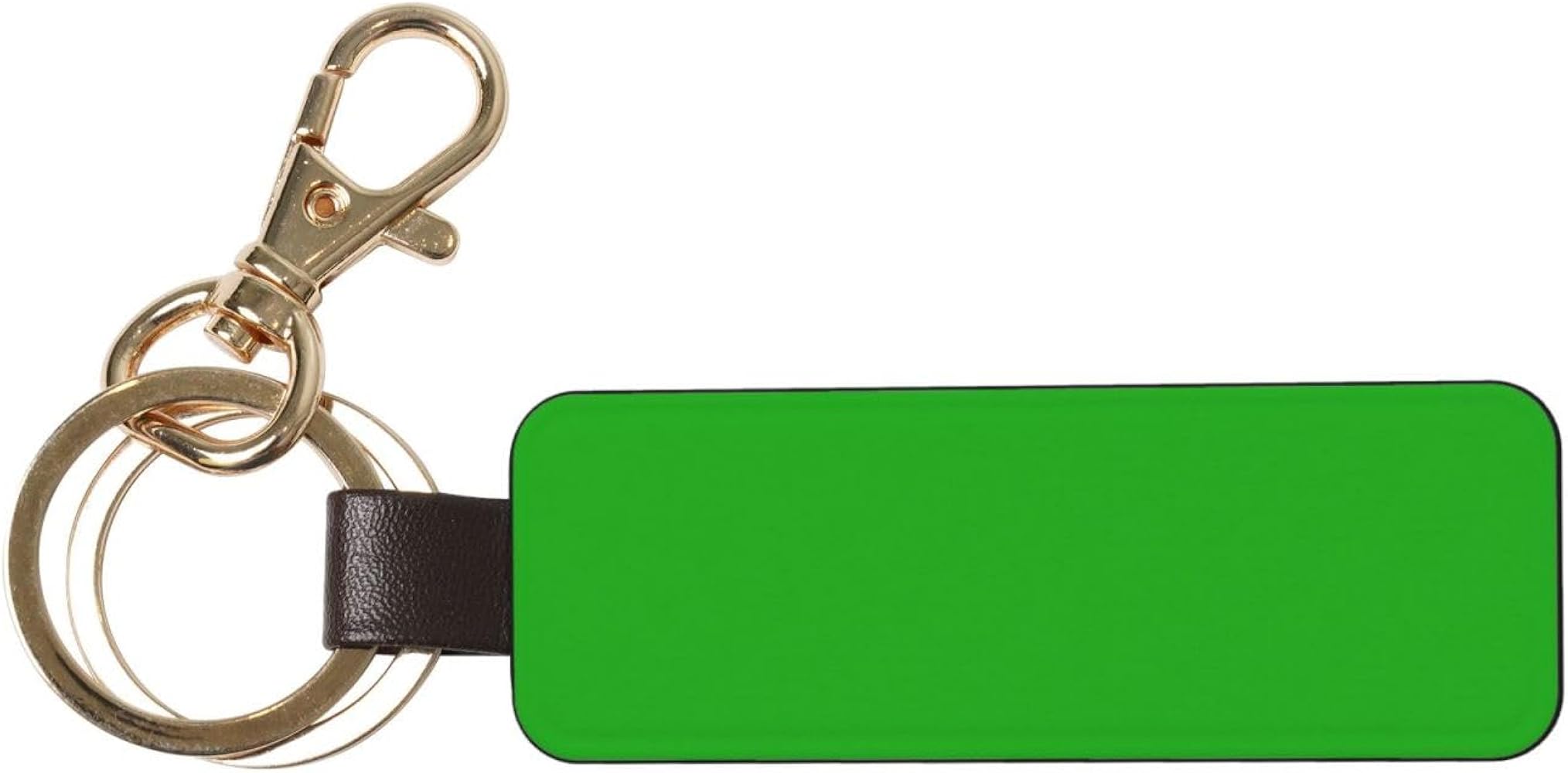 Xiso Ver Green Leather Keychain Universal Key Fob Keychain Leather