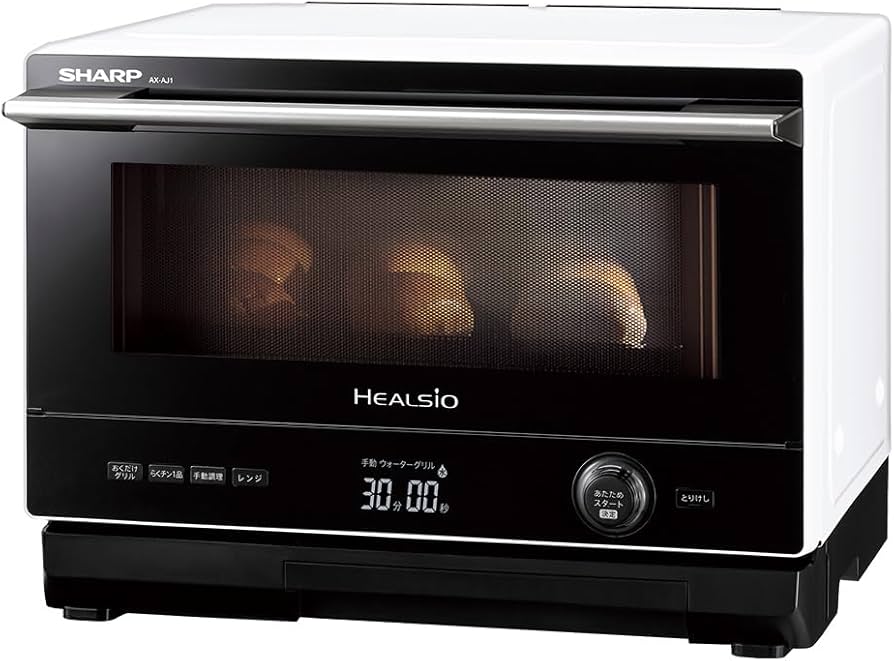 Amazon | シャープ ウォーターオーブン ヘルシオ AX-AJ1-W ホワイト