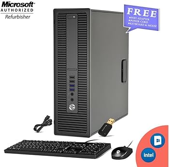 Amazon.com: HP EliteDesk 800 G2 SFF Desktop PC Computer w/ 23.8