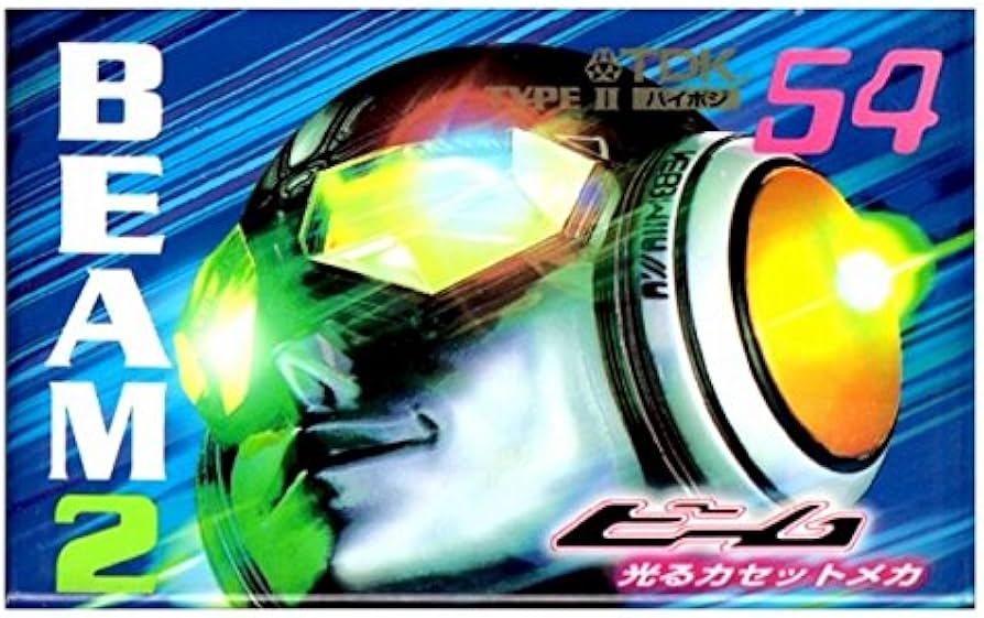 Amazon | TDK カセットテープ BEAM 2 54分 ハイポジション 光る
