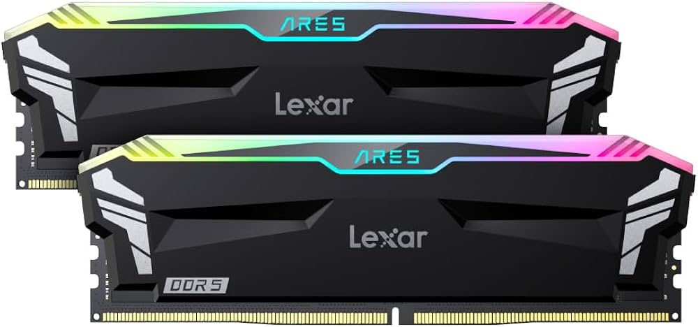 Amazon.co.jp: Lexar 32GB (2x16GB) ARES RGB DDR5 RAM 7200MT/s CL34