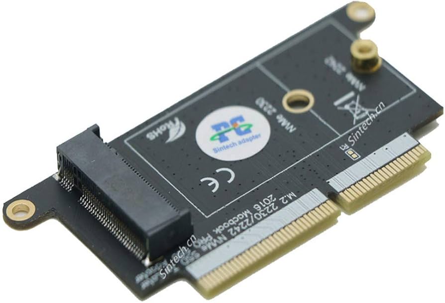 Amazon.com: Sintech M.2 NVMe SSD Adapter Card for Upgrade 2016