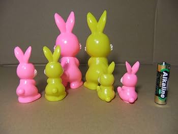 Amazon.co.jp: SS製薬 ピョンちゃん うさぎ ソフビ 2色3種6体セット