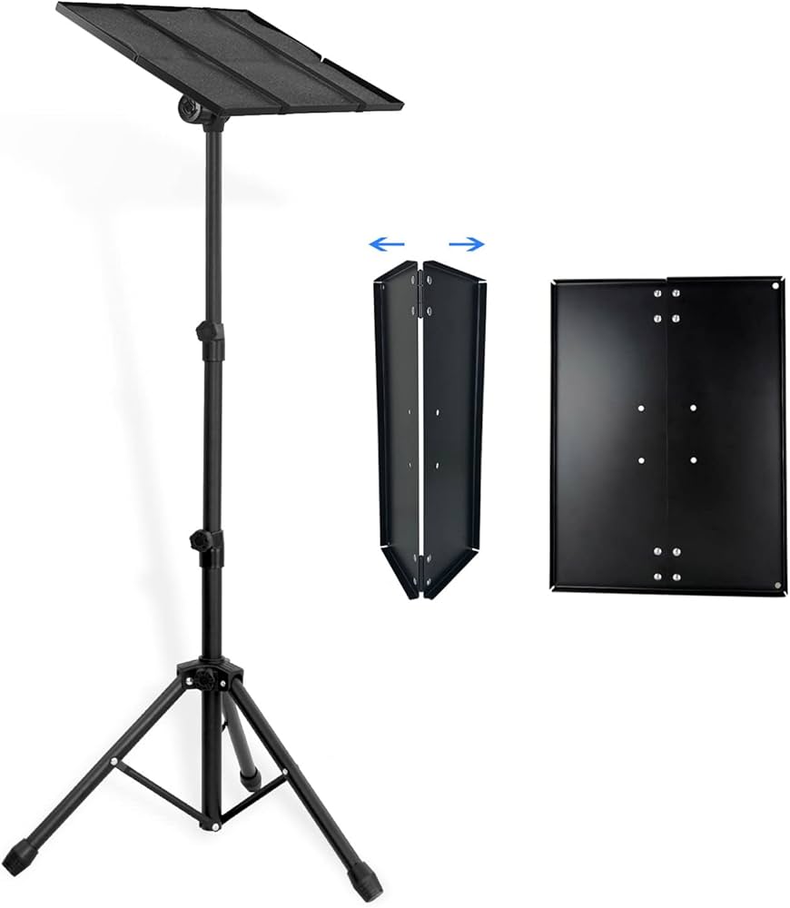 Amazon.co.jp: AKOZLIN プロジェクター台 トレイ折り畳み式