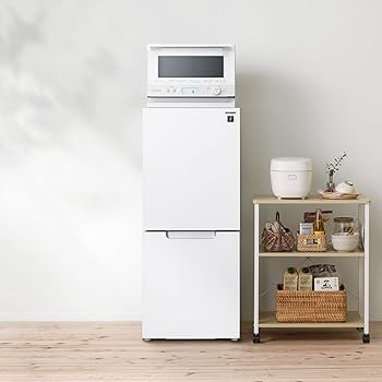 Amazon | シャープ 冷蔵庫 幅49.5cm 152L 両開き(つけかえどっちもドア