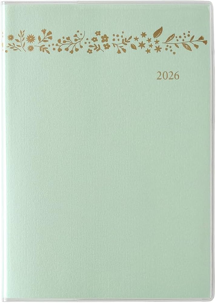 Amazon.co.jp: 能率 ペイジェム 手帳 2026年 B6 マンスリー アイダに