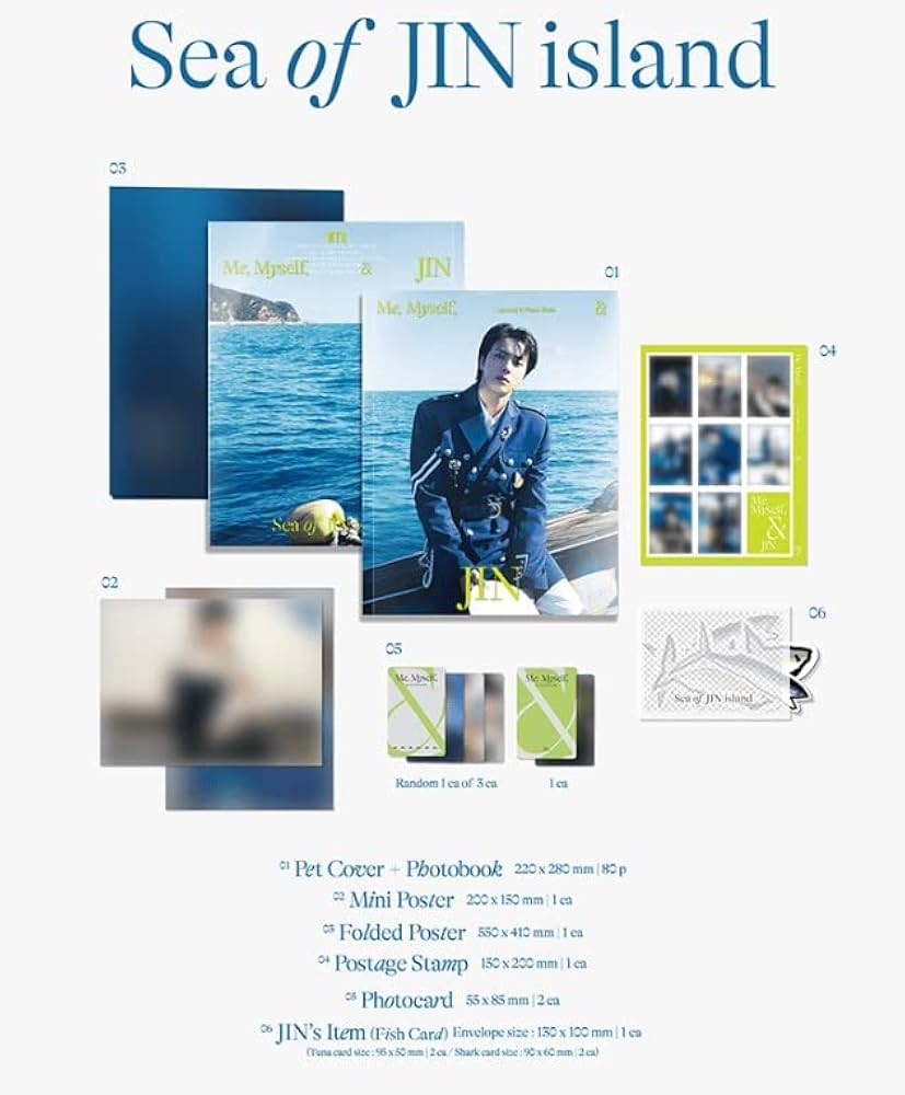 Amazon.com: BTS Special 8 Photo-Folio Me, Myself, and Jin 'Sea of
